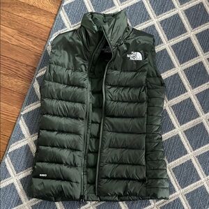 The North Face Women's Green Puffer Vest